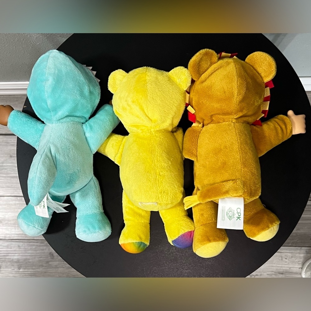 LOT OF 3 Cabbage Patch Kids Exotic Zoo Friends Dolls 9” Soft Toys | Fun | Kid - Picture 2 of 9